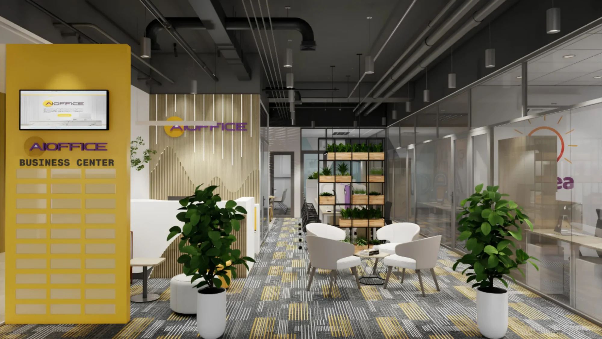 THIẾT KẾ VĂN PHÒNG AI OFFICE